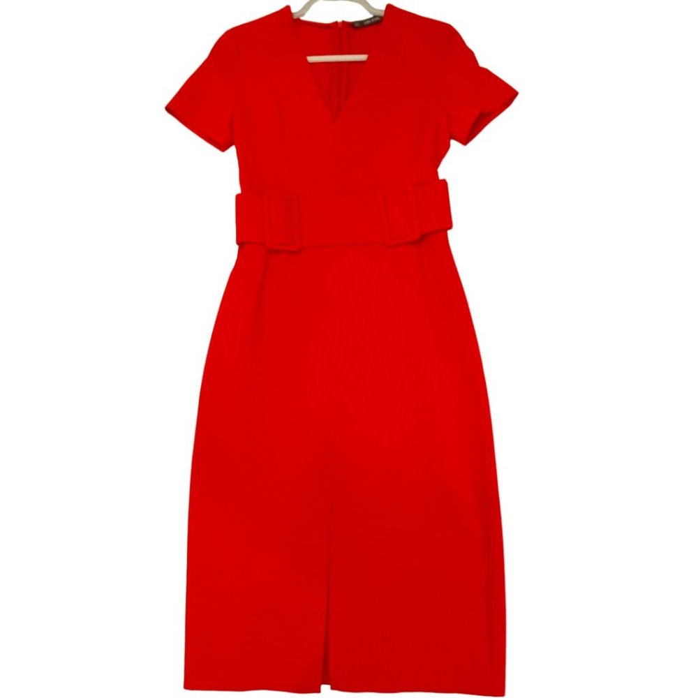 ZARA Pencil Red Dress Small
